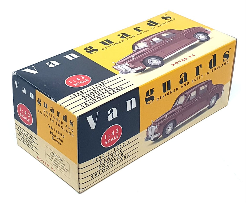 Vanguards 1/43 Scale VA19000 - Rover P4 - Maroon