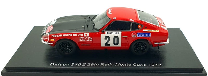 Spark 1/43 Scale S6284 - Datsun 240 Z #20 29th Monte-Carlo Rally 1972 —  R.M.Toys Ltd