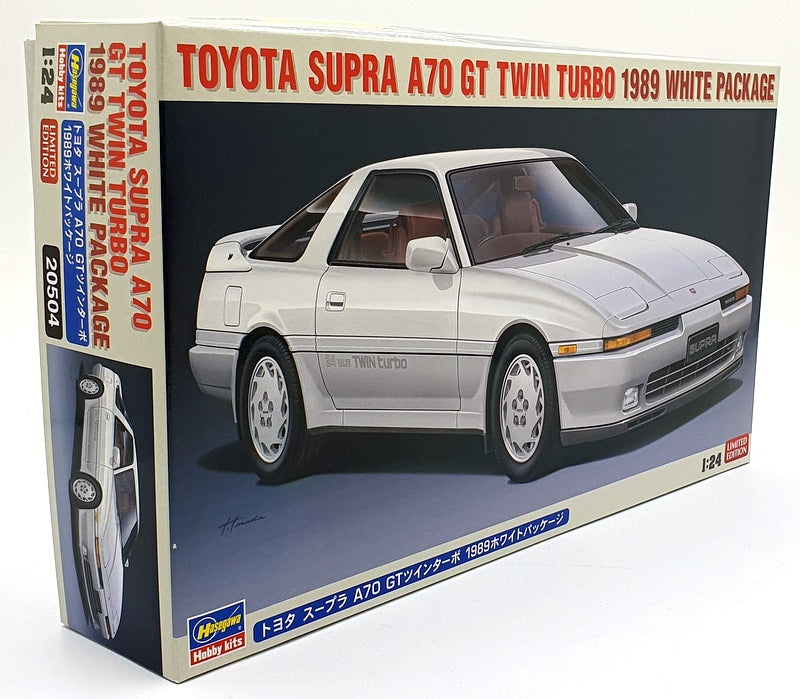 Hasegawa Kits 1/24 Scale 20504 - Toyota Supra A70 GT Twin Turbo 1989 White 