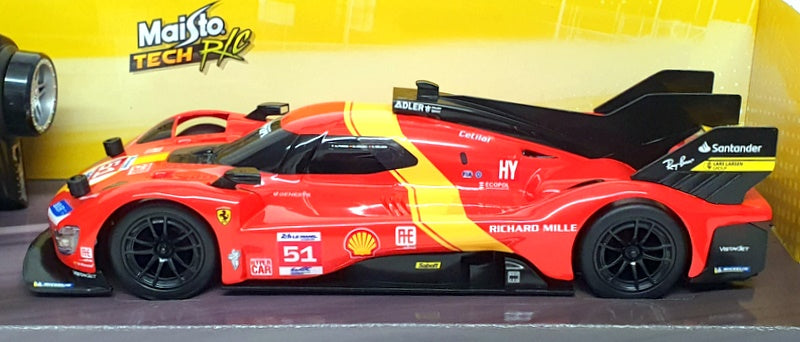 Maisto 1/16 Scale 82861 - 2.4GHZ R/C Ferrari 499P #51 1st 24h Le Mans 2023