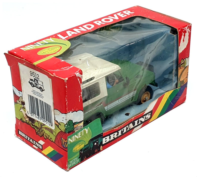 Britains 1/32 Scale 9512 - Farm Land Rover With Driver - Green