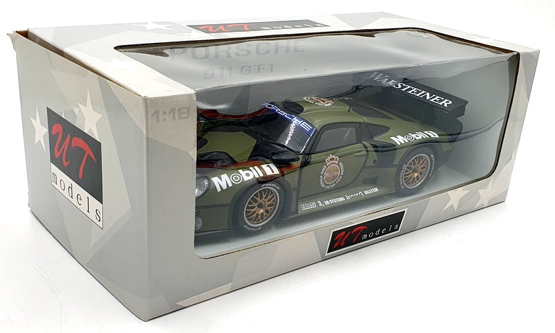 UT Models 1/18 Scale 39627 - Porsche 911 GT1 Test car - Camouflage