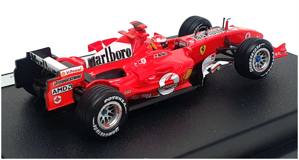 Hot Wheels 1/43 Scale J2967 - F1 Ferrari F2005 M'Boro #1 M. Schumacher - Red