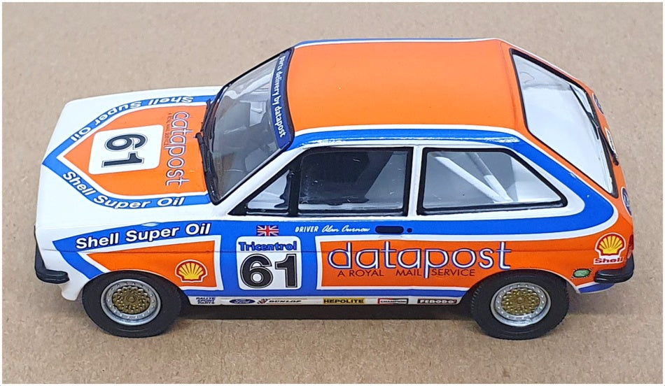 Vanguards 1/43 Scale VA12502 - Ford Fiesta 1980 British Saloon Car C/Ship Curnow