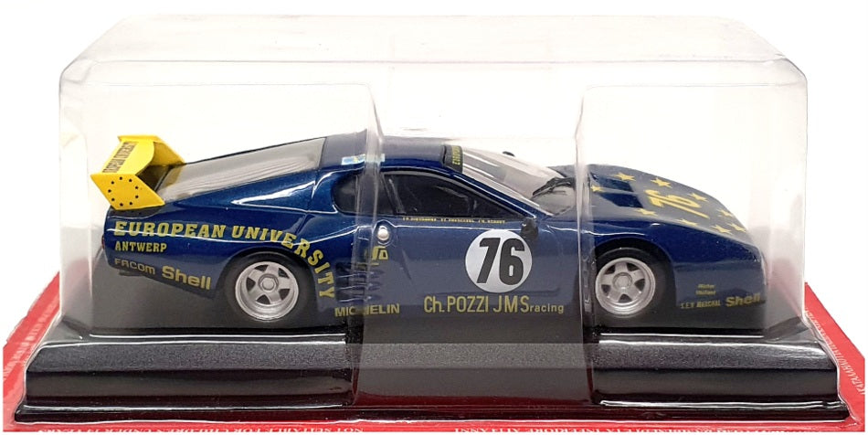 Altaya 1/43 Scale Diecast 11724 - Ferrari BB512 #76 Le Mans 1981 - Blue