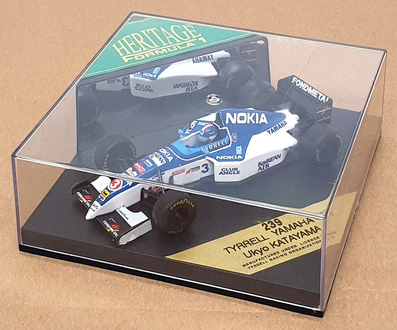 Onyx 1/43 Scale 239 - F1 Tyrrell Yamaha 023 #3 Ukyo Katayama - Blue/White