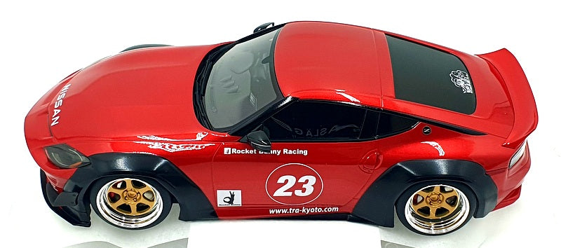 Top Speed 1/18 Scale TS0514 - Nissan Fairlady Z RZ34 Pandem Passion Red #23 RHD