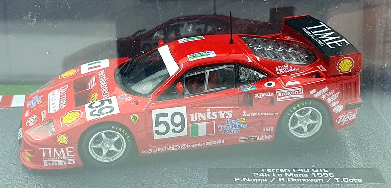 Altaya 1/43 Scale 30424W - Ferrari F40 GTE #59 24h Le Mans 1996