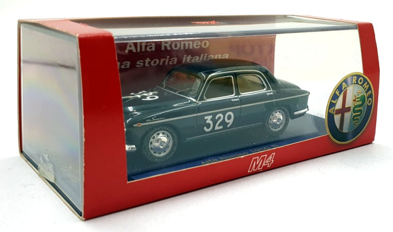 M4 Models 1/43 Scale 7119 - Alfa Romeo 1900 TI #329 Mille Miglia 1954