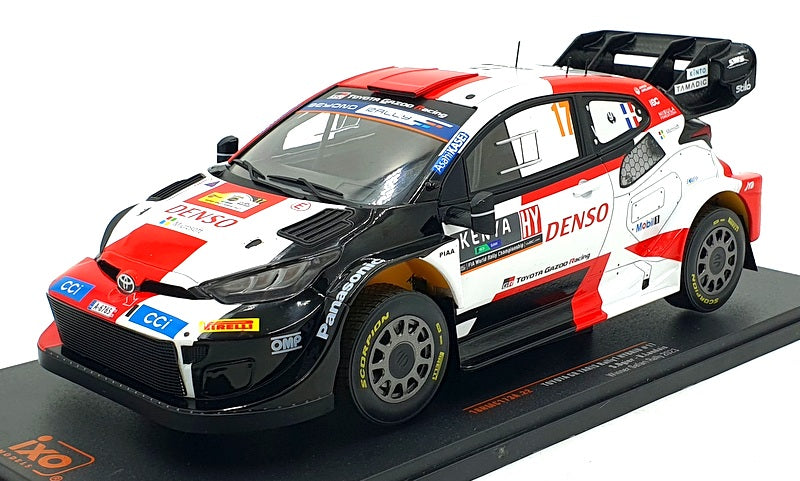 IXO Models 1/18 Scale 18RMC173A - Toyota GR Yaris Rally1 Hybrid Safari 2023 #17