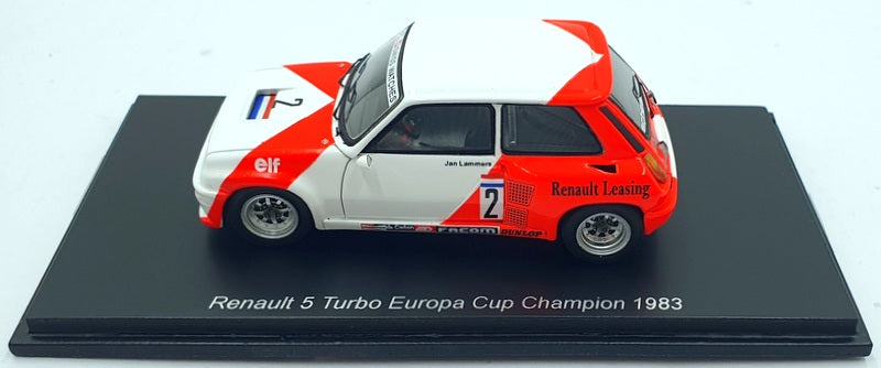 Spark Model 1/43 Scale Resin S6155 - Renault 5 Turbo Europa Cup Champion 1983