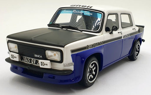 Otto Models 1/18 scale Resin OT1063 - Simca 1000 Rallye 2 SRT - White/Blue