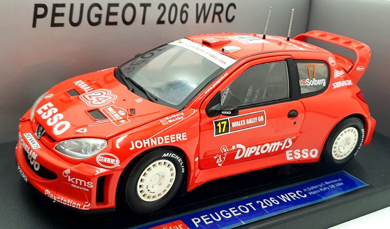 Sun Star 1/18 Scale Diecast 3862 - Peugeot 206 WRC Wales 2004 H