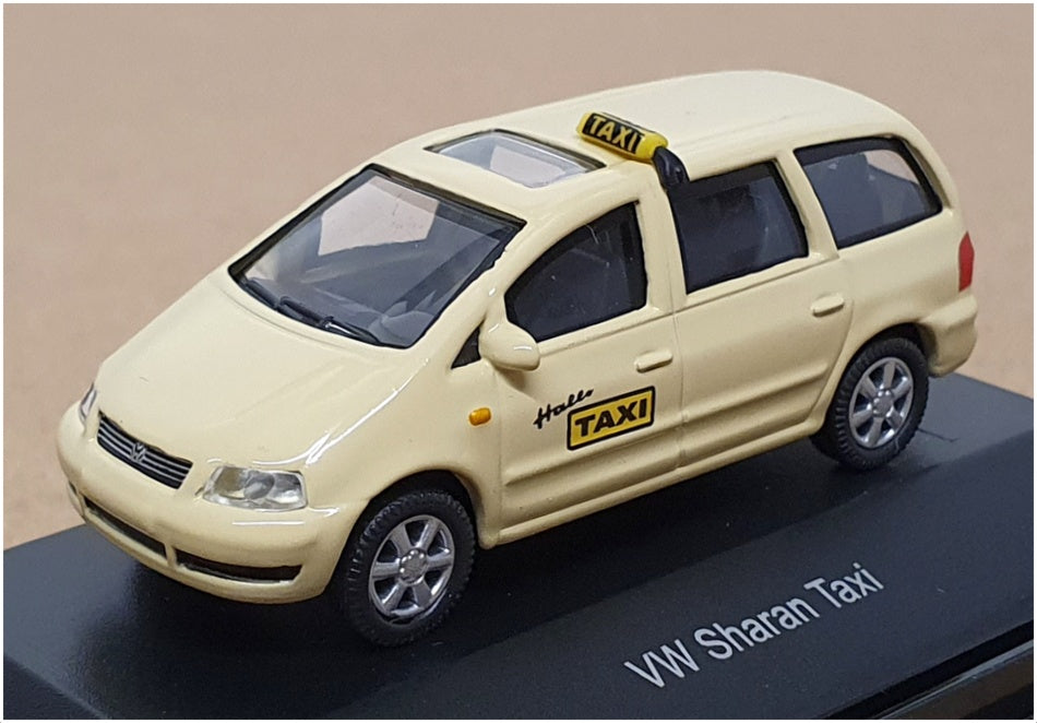 Schuco 1/87 Scale 25428 - VW Volkswagen Sharan Taxi - Cream