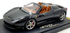 BBR 1/18 Scale Resin P1836C2 - Ferrari 458 Spider Nero Stellato - Black