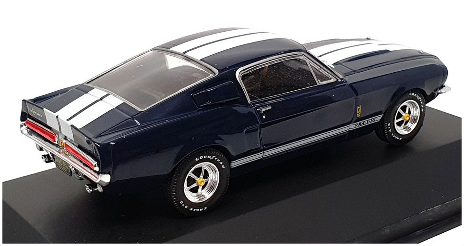 Altaya 1/43 Scale 12824A - 1967 Shelby GT500 - Blue/White Stripes