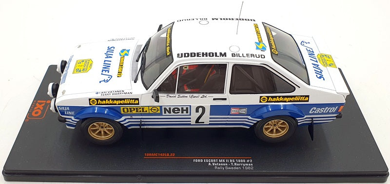 IXO Models 1/18 Scale 18RMC142LQ Ford Escort MKII RS #2 1982 A.Vatanen