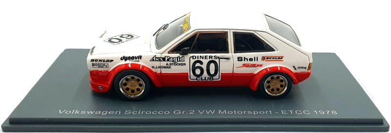 NEO 1/43 Scale 45247 - Volkswagen Scirocco Gr2 VW Motorsport - ETCC 1978