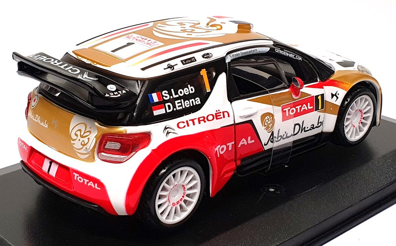 Burago 1/32 Scale 18-41044 - 2013 Citroen Total World Rally Team #1 Loeb/Elena