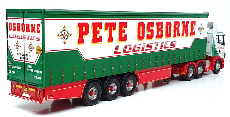 Corgi 1/50 Scale CC12209 - Scania Curtainside Truck (Pete Osborne Logistics Ltd)