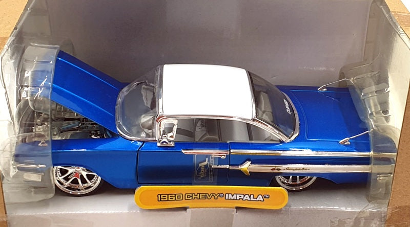 Jada 1/24 Scale Diecast 53017 - 1960 Chevrolet Impala - Blue