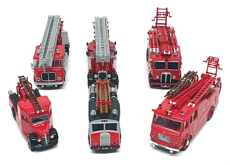 Oxford Diecast 1/76 Scale 76SET31 - 6 Piece London Fire Brigade Set 1865-2015