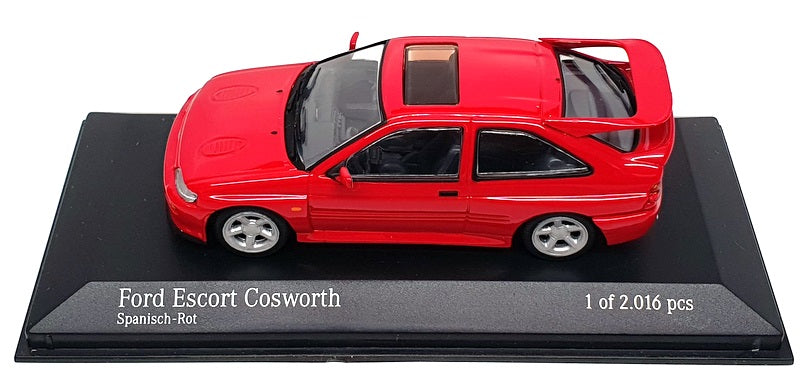 Minichamps 1/43 Scale 430 082104 - Ford Escort RS - Red