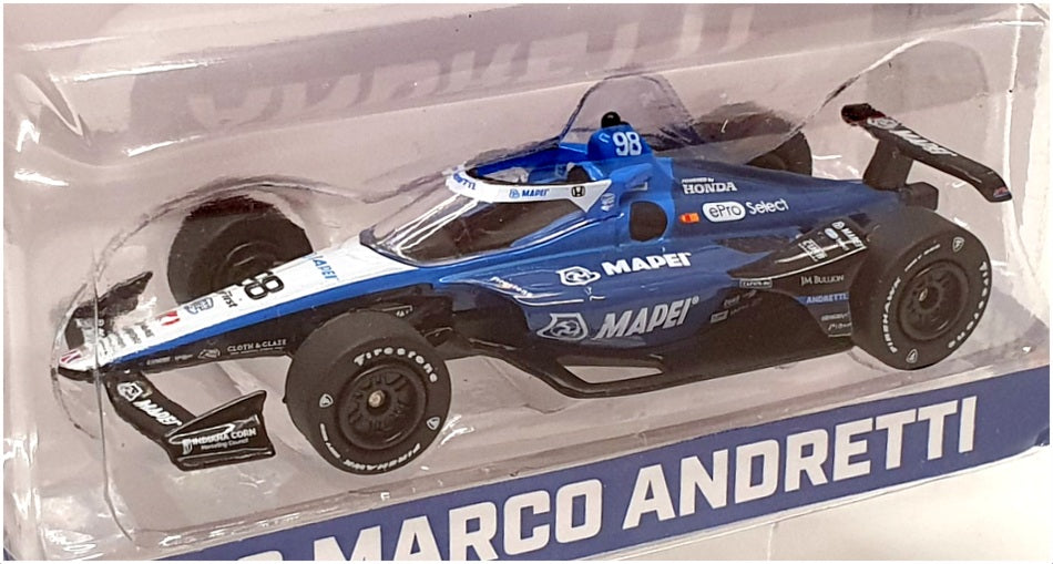 Greenlight 1/64 Scale 11601 - NTT Indycar Series #98 Marco Andretti - Blue