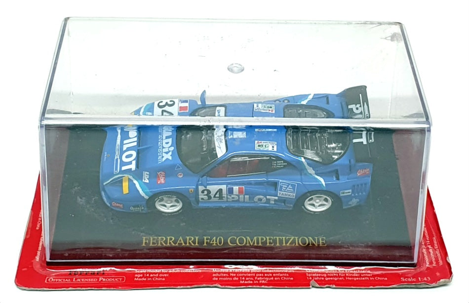 Altaya 1/43 Scale 23524Z - Ferrari F4 Competizione #34 - Blue