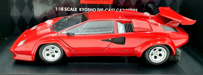 Kyosho 1/18 Scale Diecast 08322R - Lamborghini Countach LP500 - Red