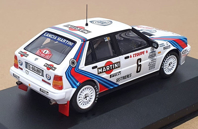 Ixo 1/43 Scale RAC078 - Lancia Delta 4WD #6 Winner Monte Carlo 1987 (Martini)