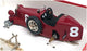 Schuco Studio 15cm Long 01742 - Bugatti Montagekasten #8 Race Car - Red