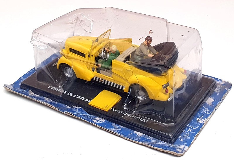 Atlas 1/43 Scale G1723001 - Ford Cabriolet L'Enigma De L'Atlantide - Yellow