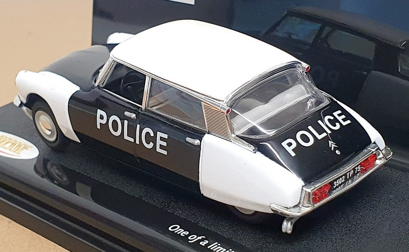 Vitesse 1/43 Scale 23502 - Citroen DS19 Police De Paris - White/Black