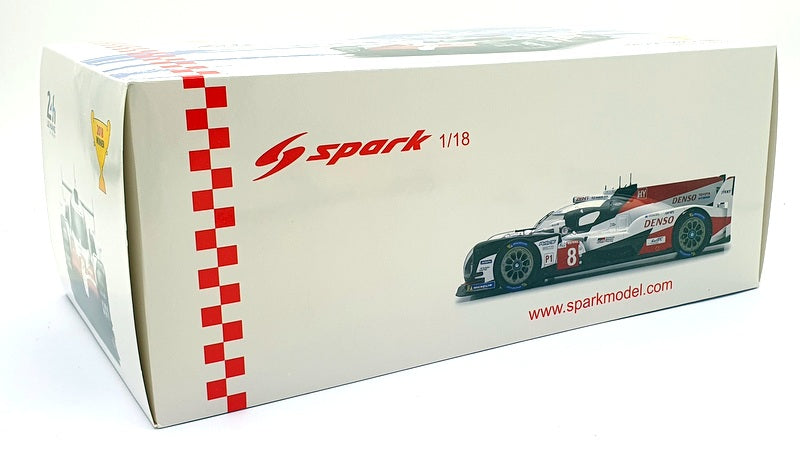 Spark 1/18 Scale 18LM18 - Toyota TS050 Hybrid #8 1st 24hr Le Mans 2018