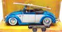 Jada 1/24 Scale Diecast 53045 - 1949 Volkswagen Hebmuller Cabriolet - Blue