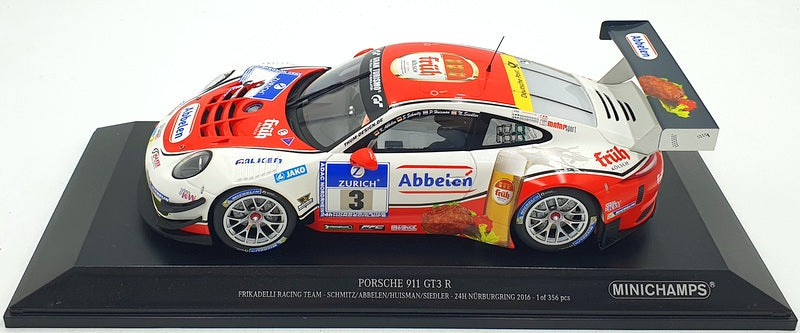 Minichamps 1/18 Scale Diecast 153 166003 - Porsche 911 GT3 R Frikadelli 2016 #3