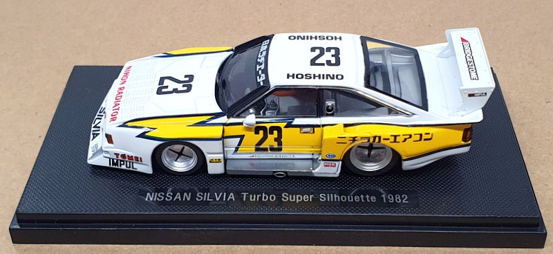 Ebbro 1/43 Scale 747 - Nissan Silvia Turbo #23 Super Silhouette - White/Yellow