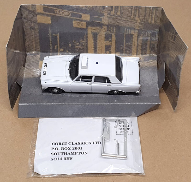 Corgi 1/43 Scale 00502 - Ford Zephyr 6 Mk3 Police Z Cars - White