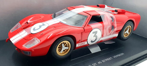 Eagles Race 1/18 Scale Diecast 174002 - Ford GT40 #3 Red/White Le Mans