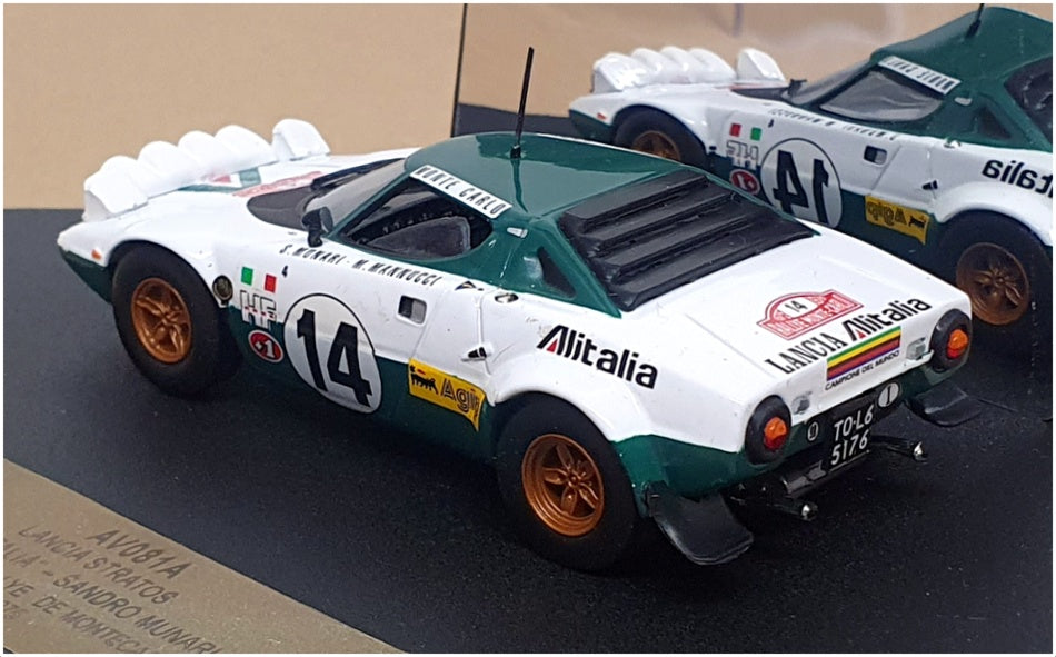 Vitesse 1/43 Scale AV081A - Lancia Stratos #14 Winner Monte Carlo 1975