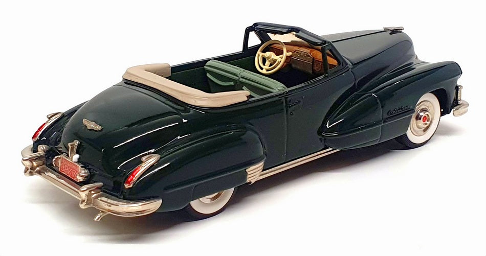 Brooklin Models 1/43 Scale BRK74 002 - 1947 Cadillac Convertible - Dk Green