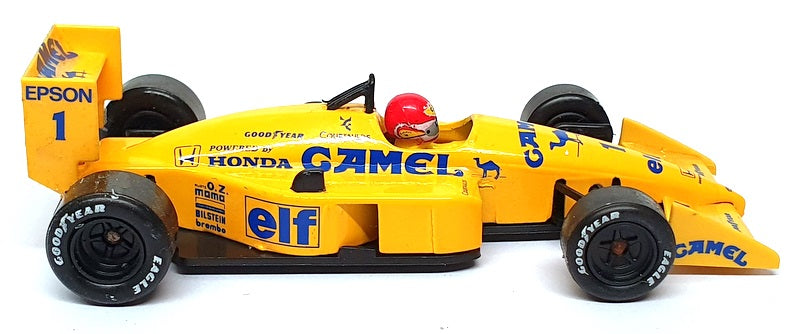 Onyx 1/43 Scale 007 - F1 Lotus 100T (Camel) Nelson Piquet - Yellow