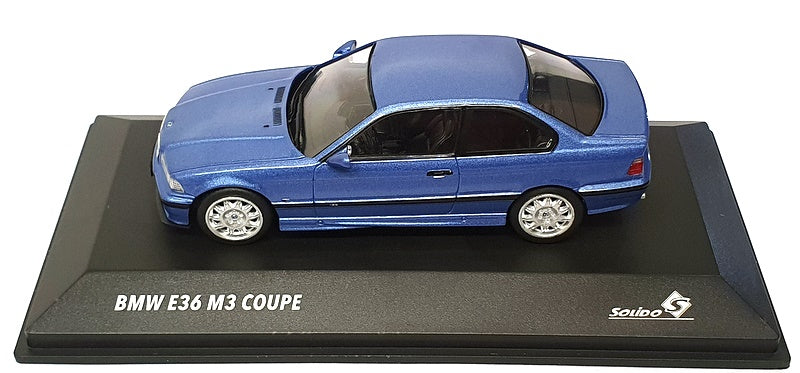 Solido 1/43 Scale Diecast S4315202 - BMW E36 M3 Coupe - Met Blue