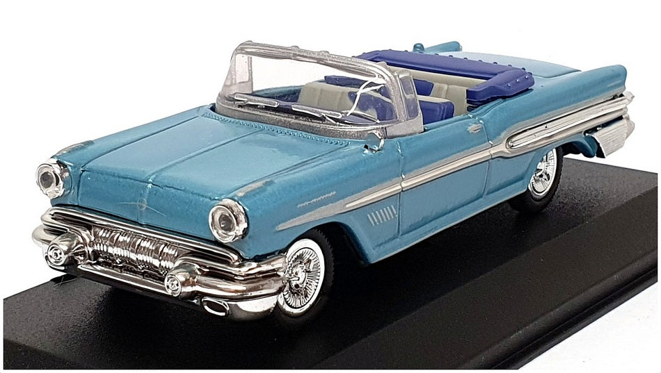 NewRay 1/43 Scale SS-48387 - 1957 Pontiac Bonneville - Met Lt Blue