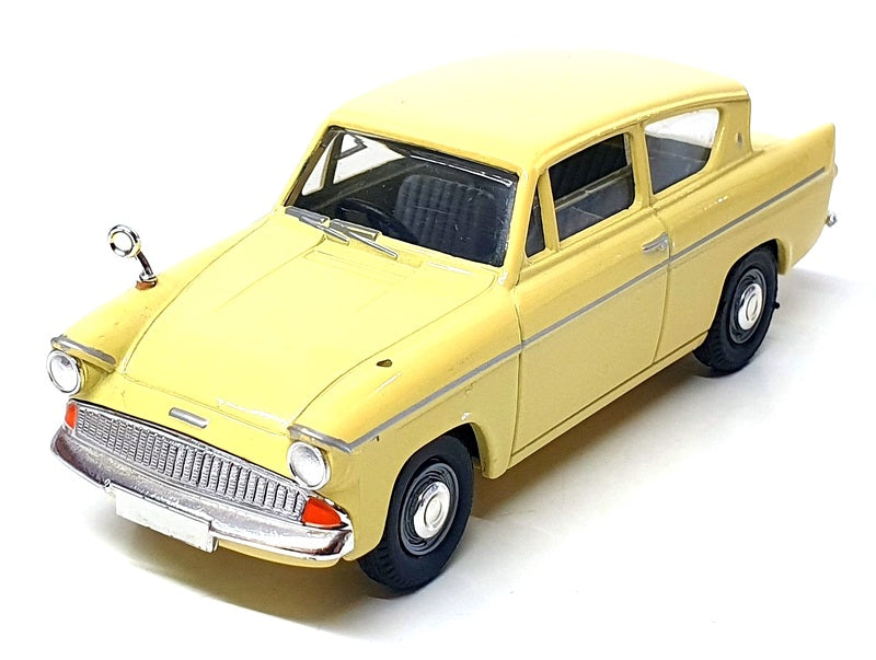 Vanguards 1/43 Scale Diecast VA1008 - Ford Anglia - Yellow