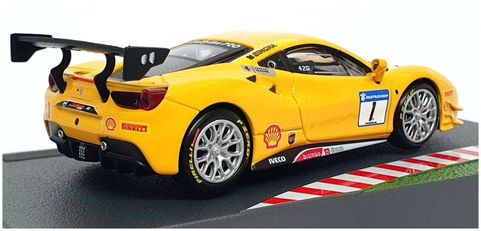 Altaya 1/43 Scale Diecast 61023H - Ferrari 488 Challenge #1 - Yellow