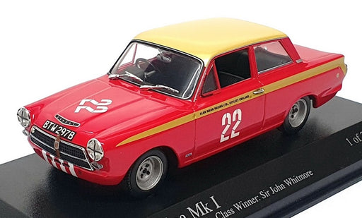 Minichamps 1/43 Scale 400 648222 - Lotus Cortina Mk1 ETCC '64 SIGNED J. Whitmore