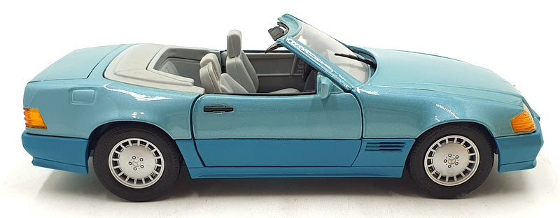 Maisto 1/18 Scale Diecast 261124J - Mercedes-Benz 500 SL 1989 - Turquoise 