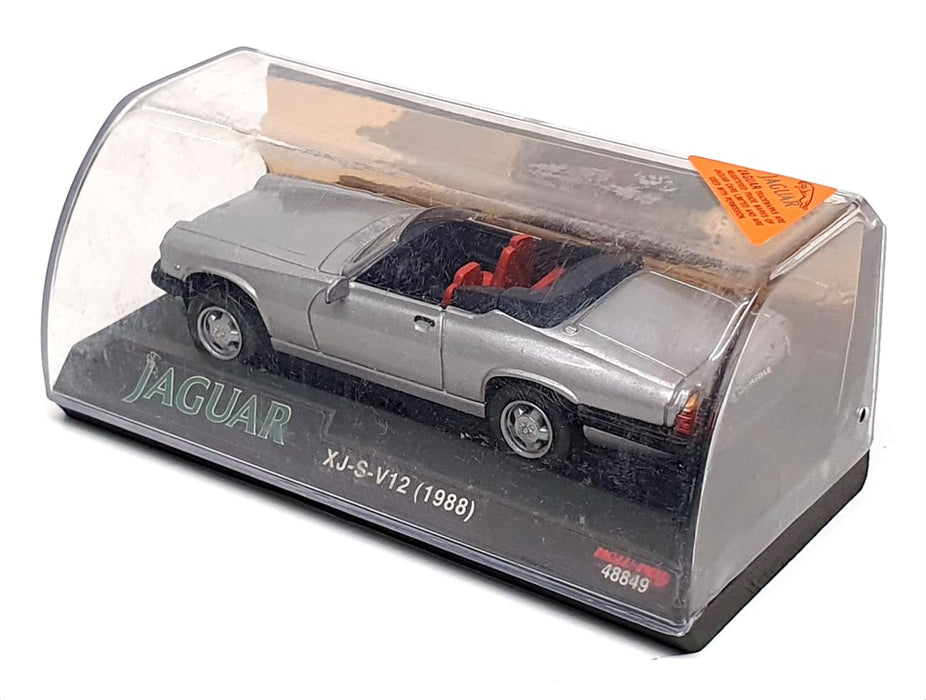 Newray 1/43 Scale Diecast 48849 - 1988 Jaguar XJS V12 - Silver